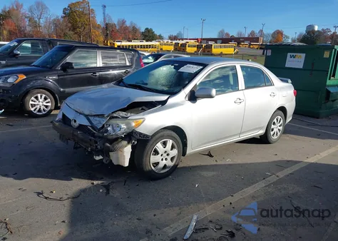 2009 Toyota Corolla Le z USA, uszkodzony, nr VIN 2T1BU40E79C058688